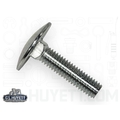 G.L. Huyett Step Bolt, 3/8"-16 Thrd Sz, 1-5/8 in L, Carbon Steel, Zinc Clear Trivalent Finish SBOLT-0375C-1625